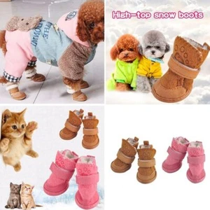 Pet Supplies Cotton Boots Dog Warm Shoes Pet Winter Shoes Puppy Boots Non-slip - Picture 1 of 21