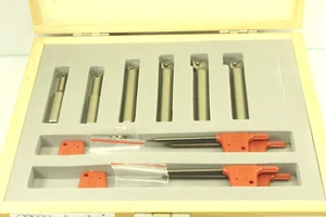 FP BJ10, insert type 6 pieces Quality BORING bar TOOLBIT SET in  box ON SALE - Picture 1 of 2