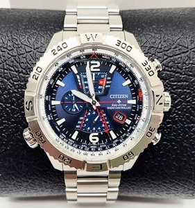Citizen Promaster Navihawk A-T Blue Dial Eco-Drive Men's Watch AT8220-55L - Picture 1 of 8