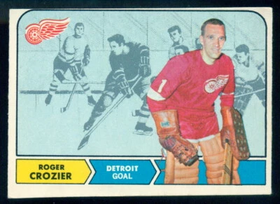 1968-69 OPC O PEE CHEE HOCKEY #23 ROGER CROZIER EX-NM DETROIT RED WINGS Card - Image 1 of 2