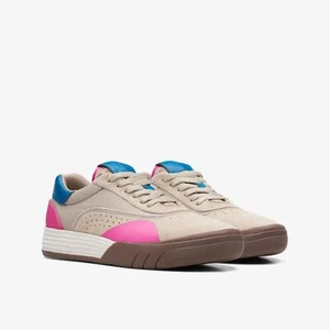Clarks Niños Mayores CICA ENCAJE O Arena Combo Gamuza Entrenadores Talla UK 4 1/2F - Imagen 1 de 6