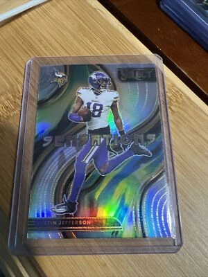 2022 Panini Select Football Justin Jefferson Sensations Silver #SEN-15 - Image 1 of 2