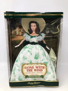 Barbie Timeless Treasures Scarlett O Hara Barbacoa en Twelve Oaks 2001 Muñeca - Imagen 1 de 6