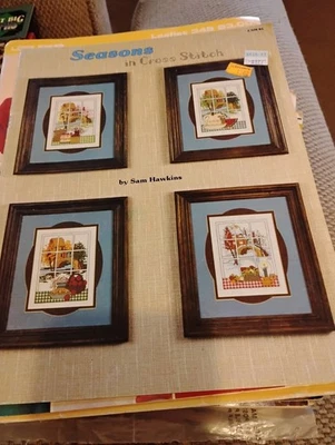Seasons In Cross Stitch By Sam Hawkins Cross Stitch Sampler Leaflet - Image 1 of 3