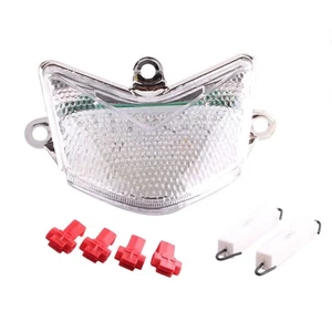 Luz trasera LED de freno para Kawasaki ZX-10R 2004-2005 transparente para motocicleta po - Imagen 1 de 6