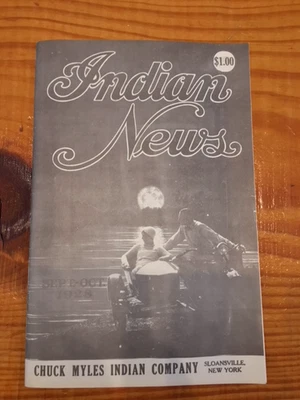 Chuck Myles 正品复古印度新闻摩托车杂志首席童子军 1928 — 第 1/4 张图片