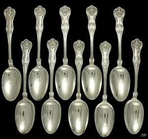 10 Kings Pattern Sterling Silver Tablespoons - Picture 1 of 4