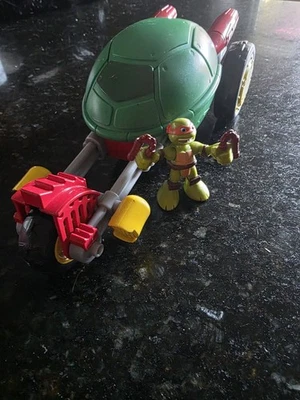 忍者神龟半壳英雄隐形循环含拉斐尔人偶 — 第 1/3 张图片