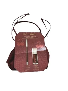 Fenty Beauty Chocolate Cherriez Lip Set + Pouch New Shade CHERRY AMOR Gloss Bomb - Picture 1 of 4
