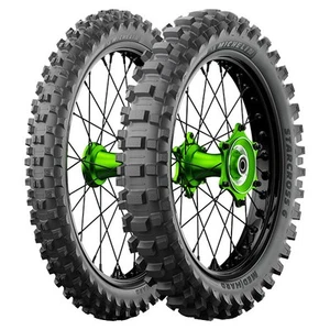 TYRE PAIR MICHELIN STARCROSS 6 90/100-21 M/H DOT2022 + 120/80-19 M/H - Picture 1 of 6