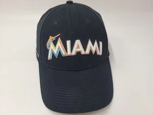 Miami Marlins Nike Legacy91 Dri-Fit Flex Fitted OSFM Hat Cap Men Women MLB Black - Picture 1 of 15