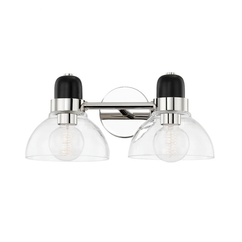 Mitzi - Camile - 2 浅浴梳妆台 - 7 英寸高 16 英寸宽抛光 — 第 1/1 张图片