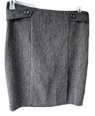 Falda BCX Mujer Talla 9 Gris Hasta la Rodilla Lápiz Nueva Con Etiquetas Academia Carrera Foto 1 de 4