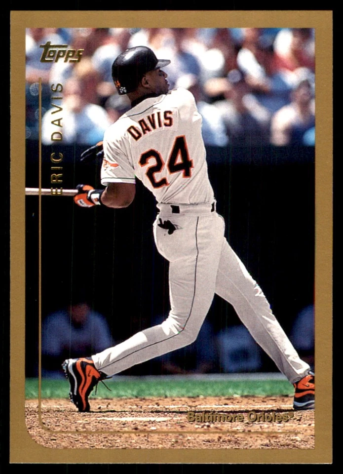 Eric Davis 1999 Topps Opening Day #88 Orioles MLB READ FREE SHIP AutographDen - Image 1 of 2