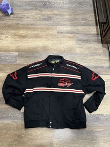Vintage Essex NASCAR Bomberjacke Herren L Chevrolet Racing bestickt - Bild 1 von 6