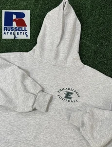 SUDADERA CON CAPUCHA VINTAGE 1996 RUSSELL ATLÉTICA PHILADELPHIA EAGLES AÑOS 90 adulto L - Imagen 1 de 10