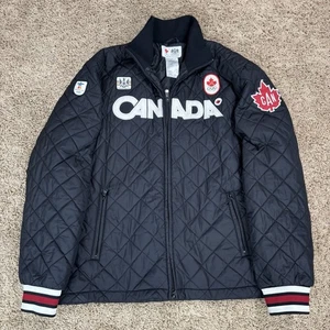 Chaqueta Vancouver Olympic Podium 2010 Canadá para hombre negra acolchada Hudson Bay talla 2XL - Imagen 1 de 20