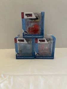 Lot Of 3 Sonic The Hedgehog Fidget Keychain Bag Clips Classic Charms Just Toys - Picture 1 of 5