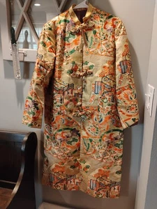 VINTAGE ORIENTALISCHES GOLD BROKAT GEWAND - Bild 1 von 13