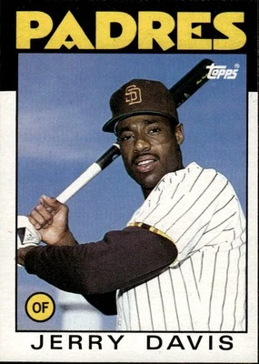 1986 Topps #323 Jerry Davis San Diego Padres - Image 1 of 2