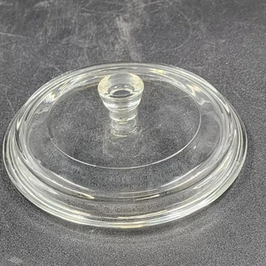 Pyrex P81C Clear Glass Lid Cover Round Replacement Knob Handle 6" Corning Ware - Picture 1 of 13