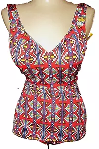 70er Jahre BADEANZUG 34 BEACHWEAR DEADSTOCK VINTAGE BADEMODE BADEANZUG DOTTY MANN - Bild 1 von 9