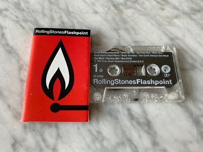 Rolling Stones Flashpoint CASSETTE Tape 1991 Rolling Stones CT 47456 Mick Jagger - Image 1 of 3