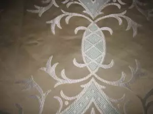Martha Stewart King Beige & Green Paisley Comforter & One King Sham EUC - Picture 1 of 12