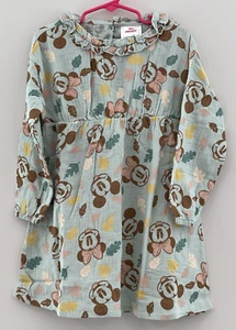 Disney Junior Girls Minnie & Mickey Mouse L/S Dress- Size 5- NWT**FREE SHIP** - Picture 1 of 8