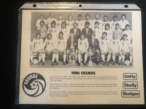 NASL New York Cosmos 1980 Chinaglia, Beckenbauer 11"x 8.5" Photo Team Issued - Picture 1 of 3