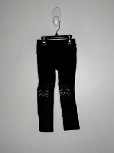 Garanimals Cat Leggings Girls Size 4 Black Pull On Elastic Waist Sonny - Picture 1 of 4