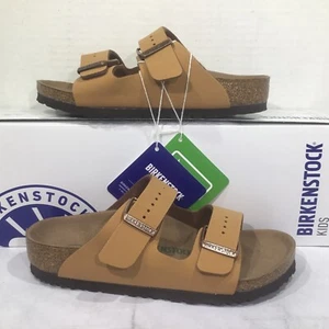 Birkenstock Youth Size 12 EU 30 Narrow Arizona Vegan Caramel Sandals Y23-990 - Picture 1 of 10