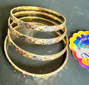 Nikita Gold Plated Fashion Bangles - Elegant Designs, New in Box - Bild 1 von 14