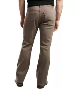 Pantalón de mezclilla BKE con hebilla Tyler pierna recta tiro medio elástico relajado color topo DEFECTO - Imagen 1 de 13