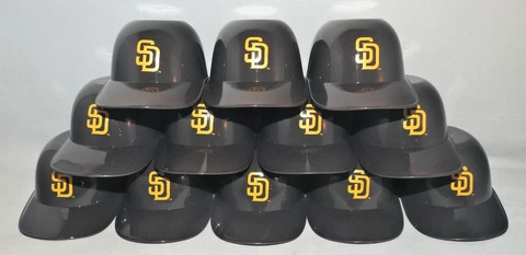 Lot of (12) SAN DIEGO PADRES Ice Cream SUNDAE HELMETS New Baseball Mini Bowl Cover