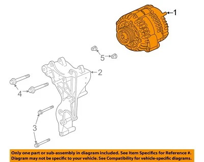 Alternador eléctrico GM OEM 05-16 Astro 22781131 Foto 1 de 2