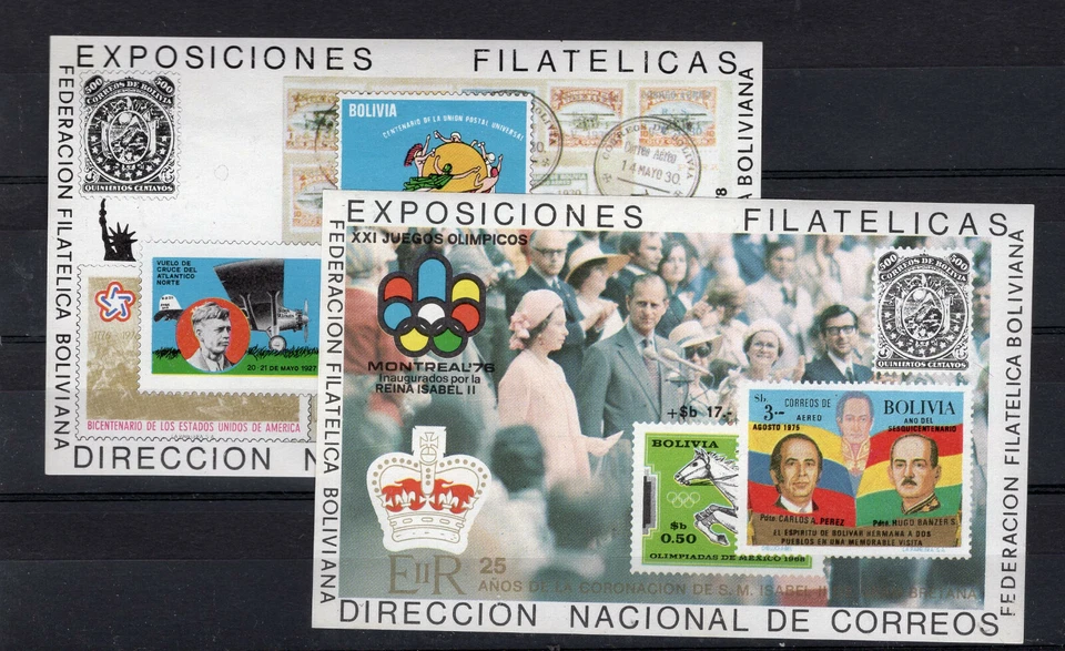 BOLIVIA, MI # BL 80/1, COMPLETE SET, MNH, VF - Image 1 of 1