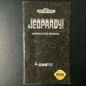 ¡Peligro! Manual de instrucciones GameTek SEGA Genesis solamente - Imagen 1 de 4