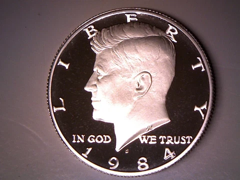 1984 S PROOF KENNEDY HALF DOLLAR *FREE SHIPPING* IN STOCK Cover