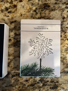 ROSENDAHL SILVER SNOWLAKE ORIGINAL BOX - Picture 1 of 2