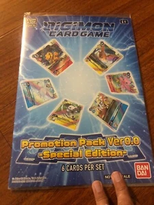 Digimon Card Game Promo Pack Version 0.0 Special Edition Sammlerstück Bandai - Bild 1 von 7