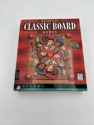 Hoyle Classic Board Games (PC, 1997) Big Box Game - New Sealed - Image 1 of 4