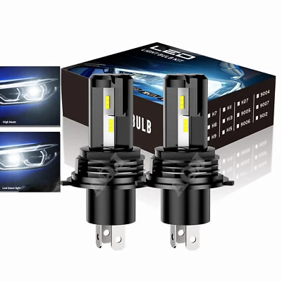For Suzuki Swift 2007-2019 2x H4 LED Headlight Kit Light Bulbs High Low Beam - Image 1 of 4
