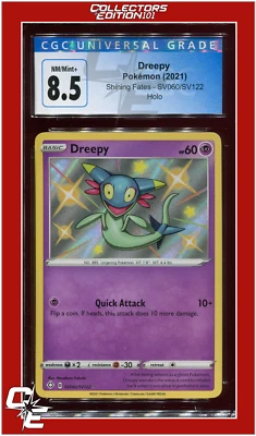 Shining Fates SV060 Dreepy Holo CGC 8.5 - Image 1 of 2
