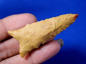 Dalton Classic Point Authentic Prehistoric Artifact Arrowhead Native Indian - Picture 1 of 8