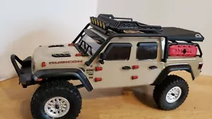 Axial Scx24 Gladiator Body Armor/Exocage with lightbar - Picture 1 of 4