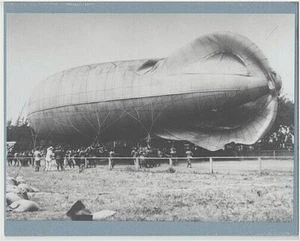 ARMY BALOON CORPS OAHU HISTORIC HAND PRINTED SILVER HALIDE PHOTO ON 8X10" MATT - Picture 1 of 1