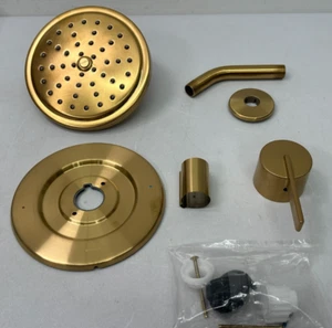 Kit de ajuste de grifo de ducha de lluvia Moen Cia Collection Posi-Temp dorado cepillado T2262EPBG - Imagen 1 de 18