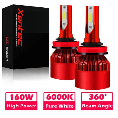Kit de bombilla alta de faros LED XENTEC 9005 HB3 6000K para Lexus IS300 IS250 IS350 Foto 1 de 4