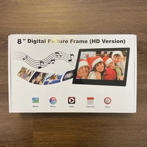 8 Inch Digital Picture Frame-Screen Display Digital Photo Frame-Hd Dis... - Picture 1 of 5